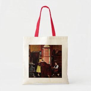 Tote Bag Licence de mariage par Norman Rockwell