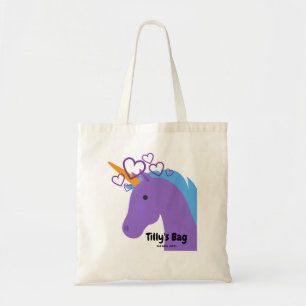 Tote Bag Licorne pourpre Fourre-tout