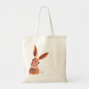Tote Bag Lièvres heureux "confiture de JIM" par Shirley