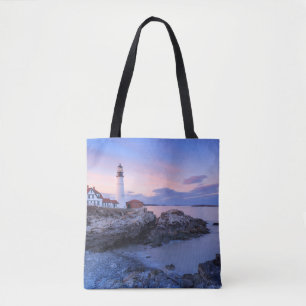 Tote Bag Lighthouses   Cape Elizabeth, Maine