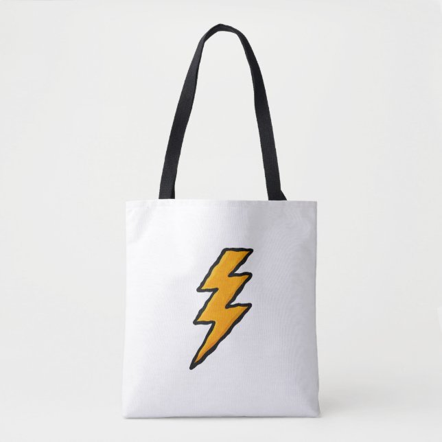 Tote Bag Lightning bolt (Devant)