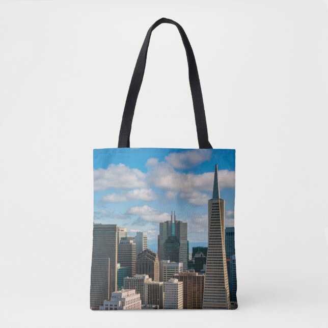 Tote Bag Ligne aérienne du Financial District de San Franci (Devant)