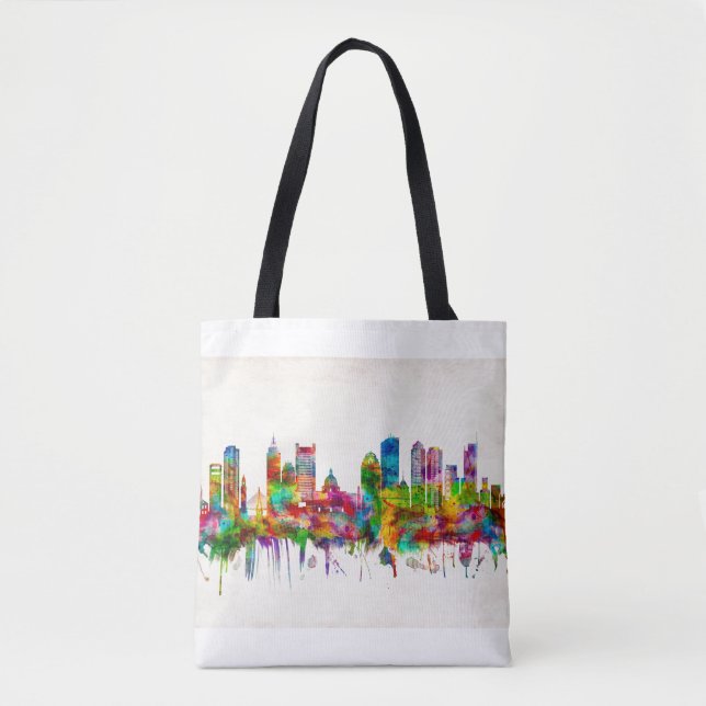 Tote Bag Ligne aérienne du Massachusetts de Boston (Devant)
