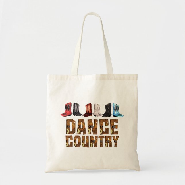 Tote Bag Ligne danse de pays de PIÈCE EN T (Devant)