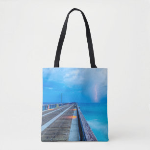Tote Bag Ligne de Navarre Beach