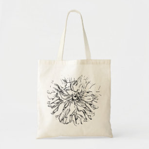 Tote Bag Ligne Fleur naturelle Belle