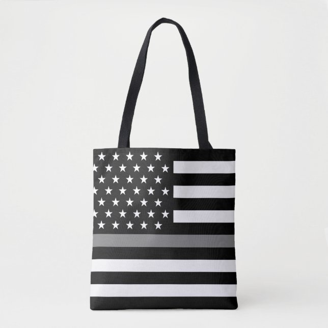 Tote Bag Ligne grise mince dirigeant correctionnel (Devant)