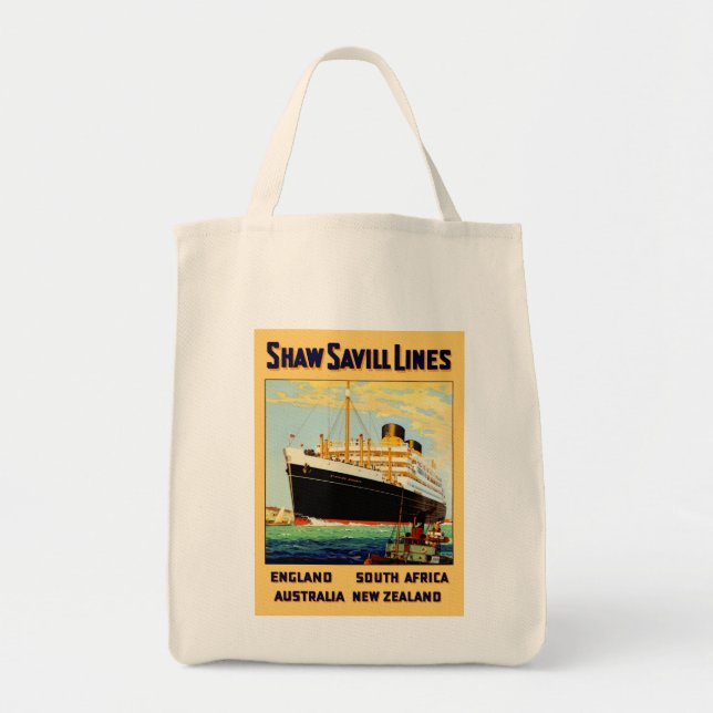 Tote Bag Ligne Shaw Savill (Devant)