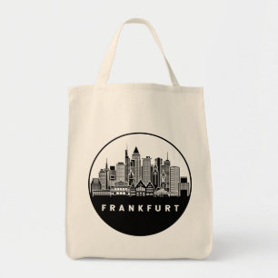 Tote Bag Ligne Skyline Francfort-Allemagne
