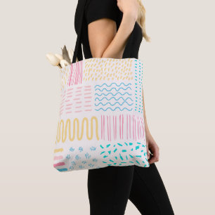 Tote Bag Lignes motifs