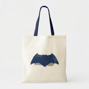 Tote Bag Ligue de Justice   Symbole Batman de brosse et dem