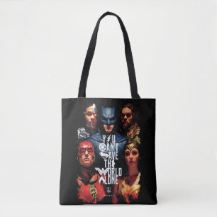 Tote Bag Ligue de Justice   Vous ne pouvez pas sauver le mo