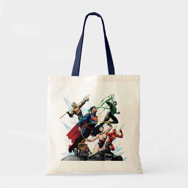 Tote Bag Ligue de la justice - Groupe 1 (Devant)