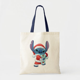 Tote Bag Lilo et Stitch  Stitch du Père Noël