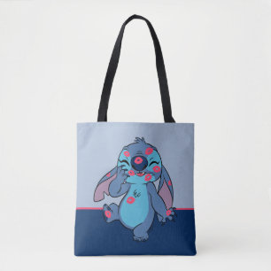 Tote Bag Lilo & Stitch   Stitch Couvert dans les baisers