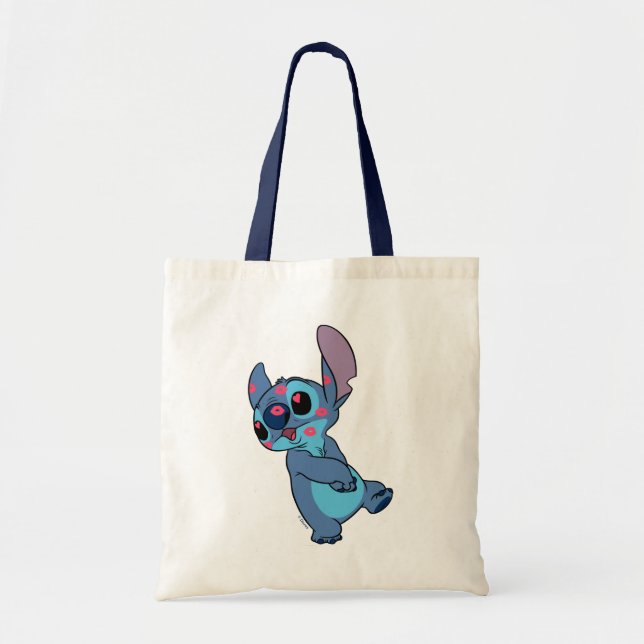 Tote Bag Lilo & Stitch | Stitch Valentine Kisses (Devant)