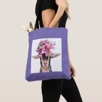 Tote Bag - Lily and Posey the Goats