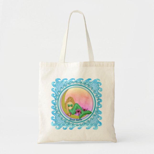 Tote Bag Lily Moon Mermaid  (Devant)