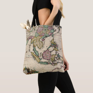 Tote Bag L'Inde et la Ceylan vers l'Australie