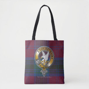 Tote Bag Lindsay Tartan & Badge