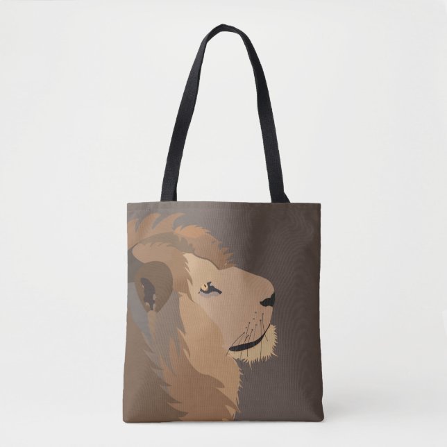 Tote Bag Lion Animal Wildlife Big Cat (Devant)