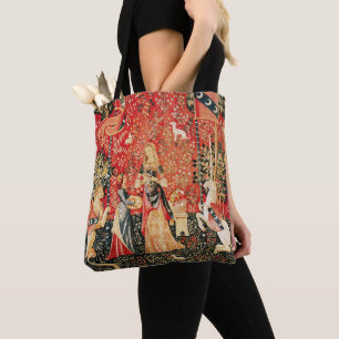 Tote Bag Lion D'ENFANCE ET D'UNICORN, Fleurs D'Imaginaires,