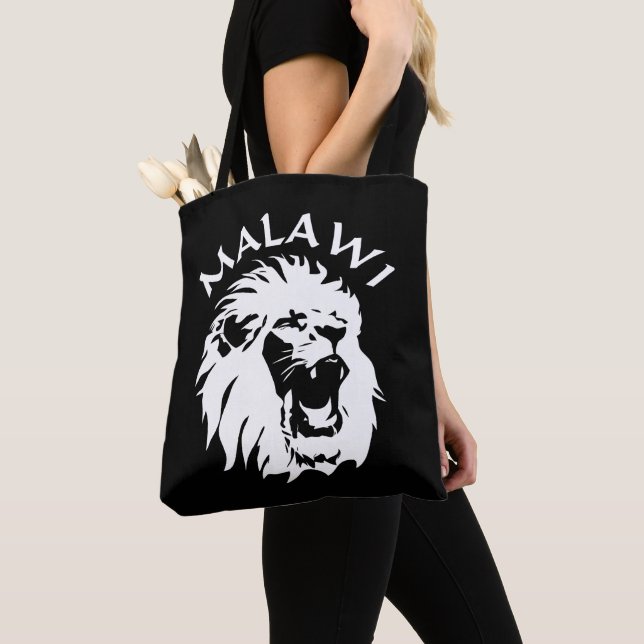 Tote Bag Lion du Malawi (De près)