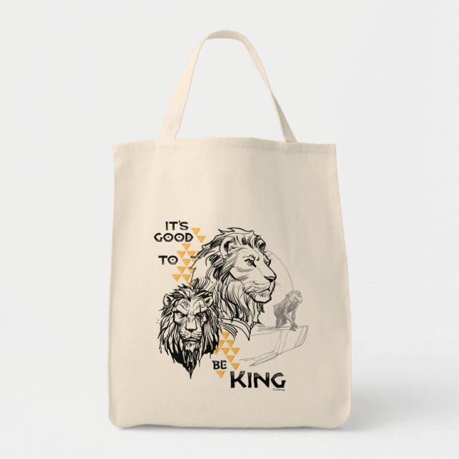 Tote Bag Lion King | C'est bien d'être roi (Devant)