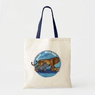 Tote Bag Lion King   Marcher Sur Le Côté Sauvage
