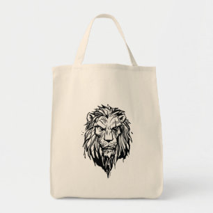 Tote Bag Lion King   Sketch de tête de voiture