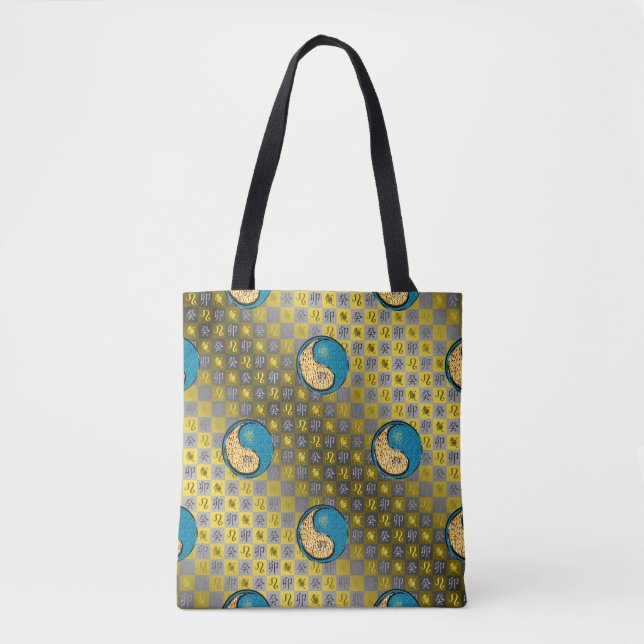 Tote Bag Lion & Lapin d'eau (Devant)