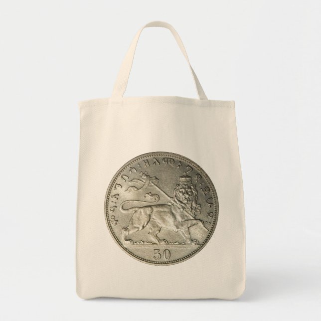 Tote Bag Lion of Judah Empire of Ethiopia Rastafari Bag (Devant)