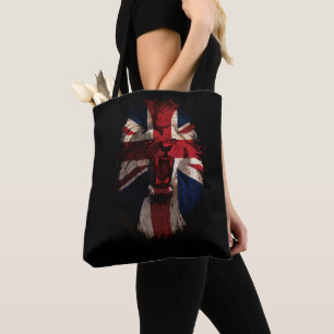 Tote Bag Lion Patriotique Britannique