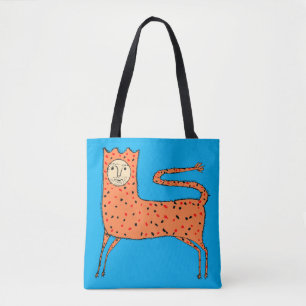 Tote Bag Lion primitif anglais du 18e siècle