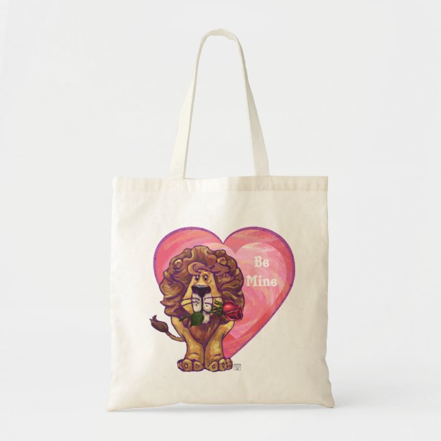 Tote Bag Lion Saint Valentin (Devant)
