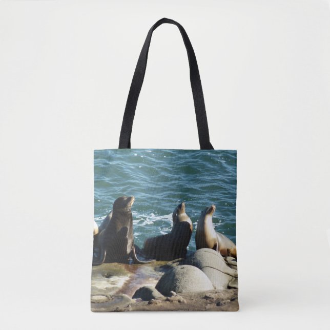 Tote Bag Lions de la mer de San Diego (Devant)