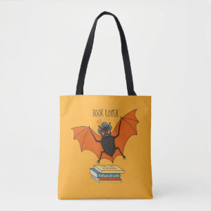 Tote Bag Lire Chauve-Souris   Bibliothécaire fantaisiste av
