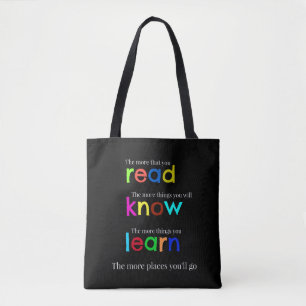 Tote Bag Lire et apprendre