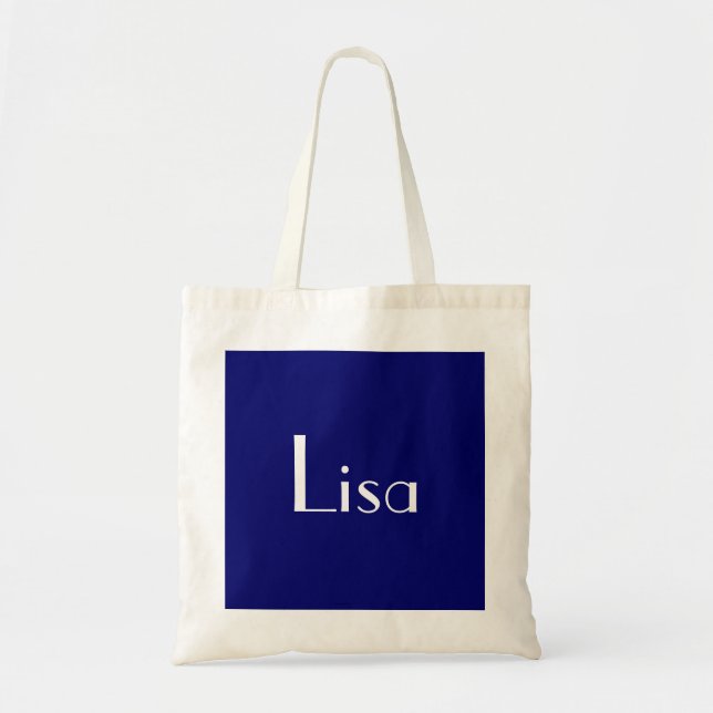 Tote Bag Lisa Dans La Marine IV (Devant)