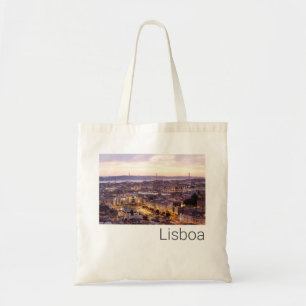 Tote Bag Lisbonne Portugal Sunset Skyline Cityscape Souveni