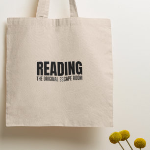 Tote Bag Liseuse Bibliothécaire Auteur Lectrice Écrivain