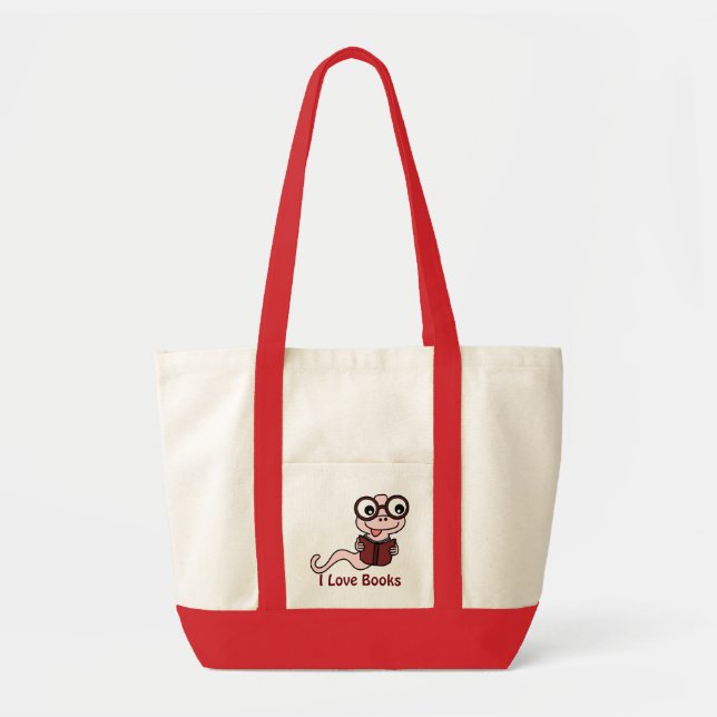 Tote Bag Lisez un mois de livre : J'aime des livres (Devant)