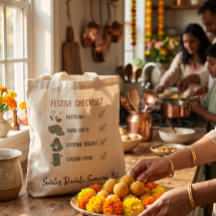 Liste de contrôle drôle de Diwali avec une icône g
