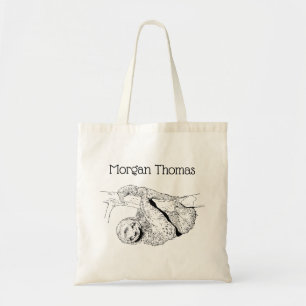 Tote Bag Lithographie de dessin de la Sloth #1