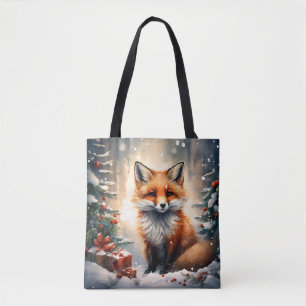Tote Bag Little Christmas Fox