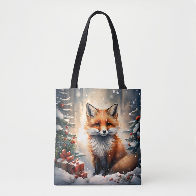 Tote Bag Little Christmas Fox (Devant)