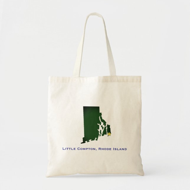 Tote Bag Little Compton, RI Code postal - 02837 - Sakonnet, (Devant)