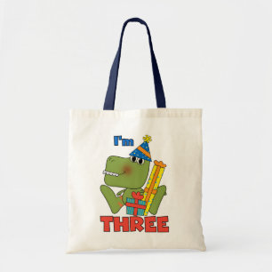 Tote Bag Little Dino 3ème Anniversaire Tshirts et cadeaux