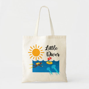 Tote Bag Little Diver avec Jelly Fish - Budget Fourre-tout