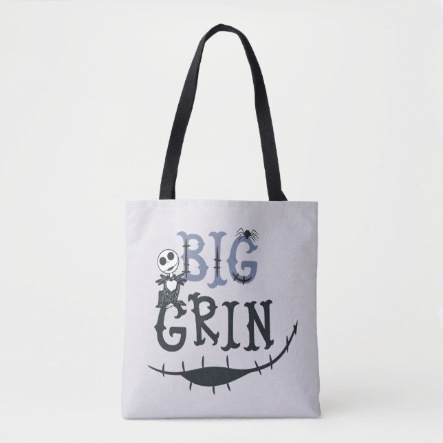 Tote Bag Little Jack Skellington - Big Grin (Devant)